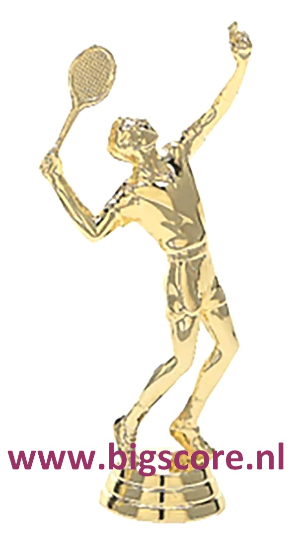 Tennis Heer Figuur 314 Goud